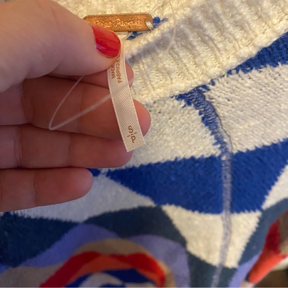 NWOT Free People Riley Pattern Pullover - Picture 5 of 5